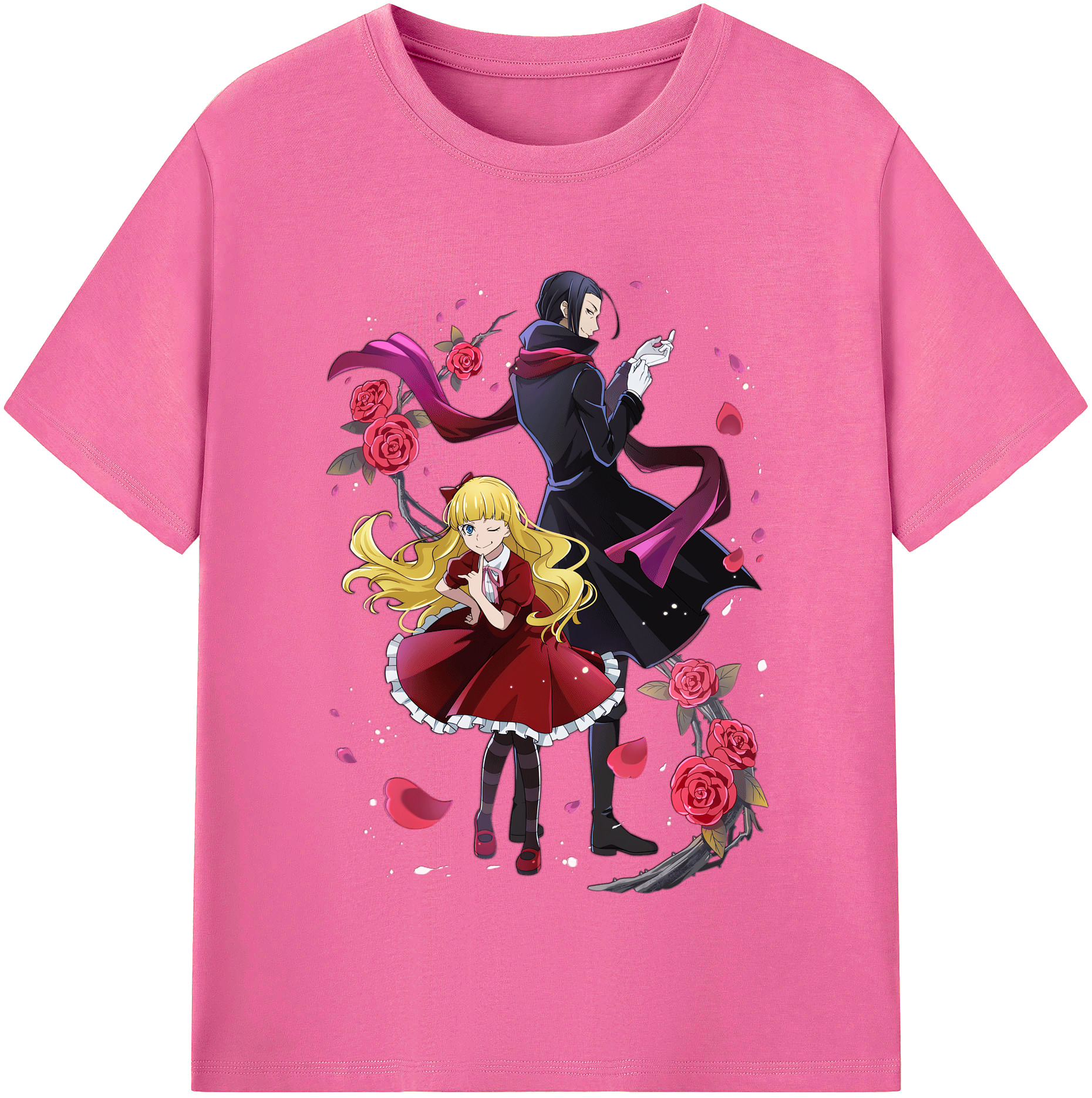 （画像用） 文豪ストレイドッグス Bungo Stray Dogs レディースカジュアルプリントTシャツ（綿100％）